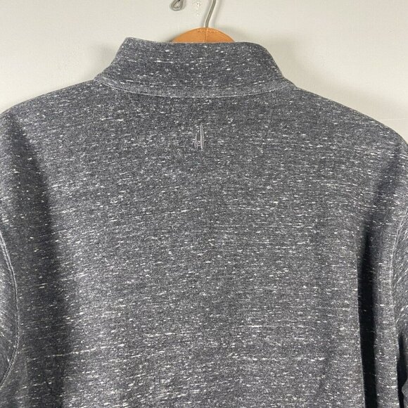 Gray Half-Zip Men's Sweatshirt - Picture 3 of 9